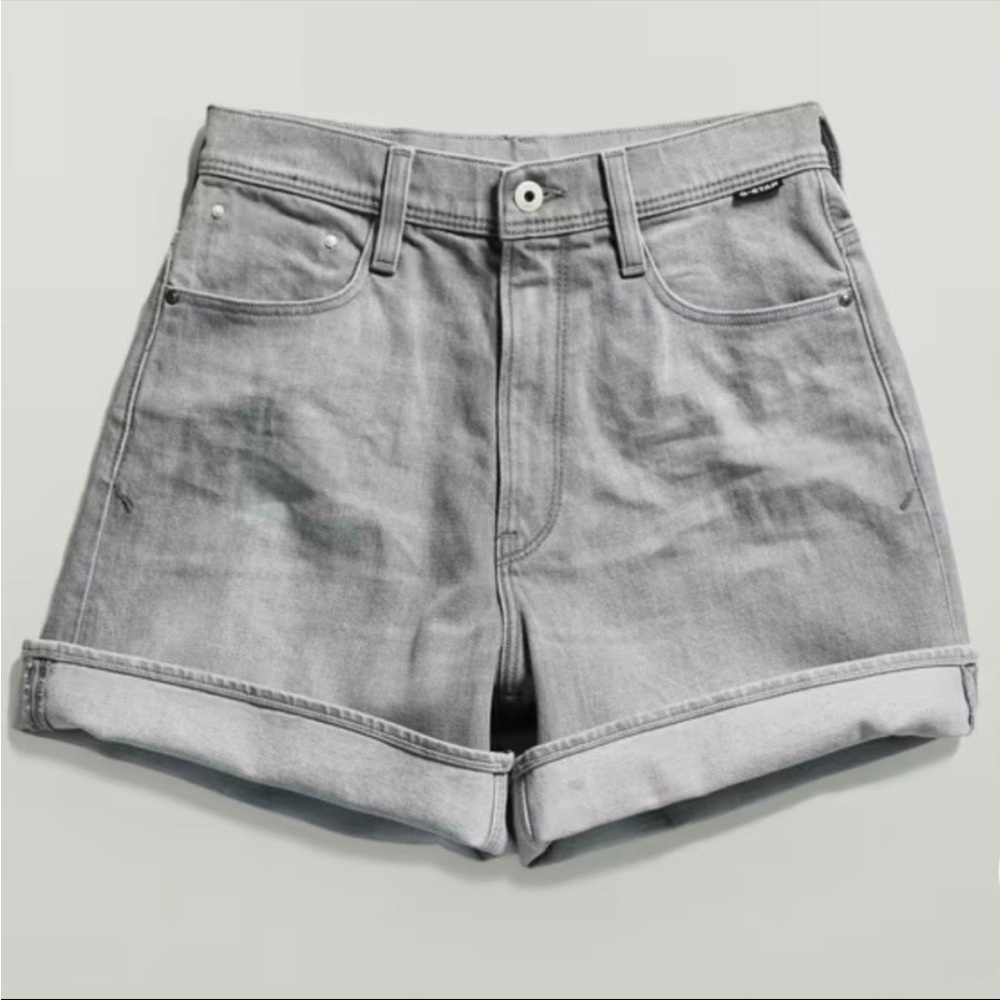 G-Star Women's Light Gray Jean Shorts